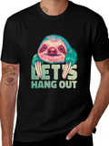 Sloth Hang Out Graphic Tee