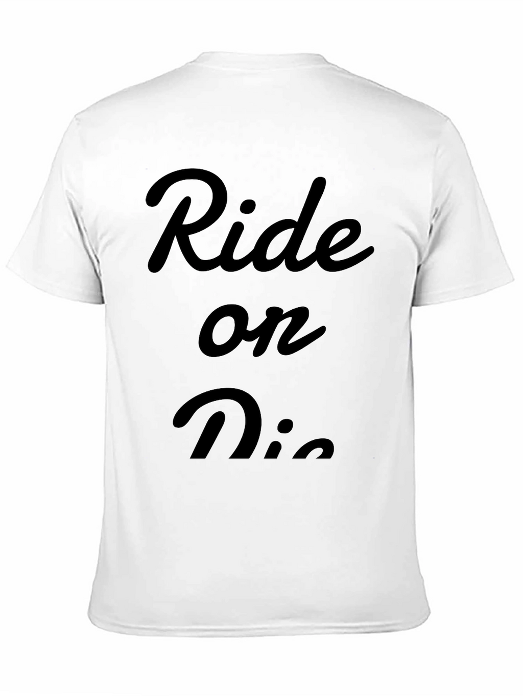 Ride or Die Graphic Tee - Black