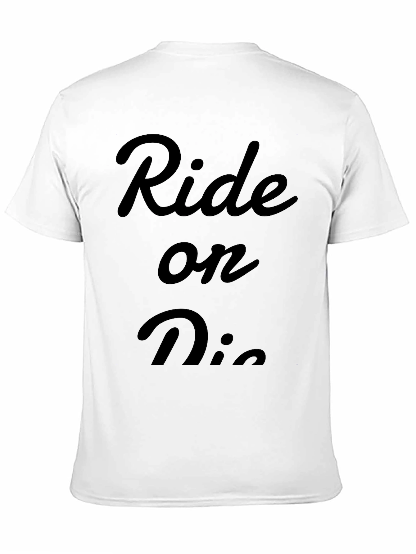 Ride or Die Graphic Tee - Black