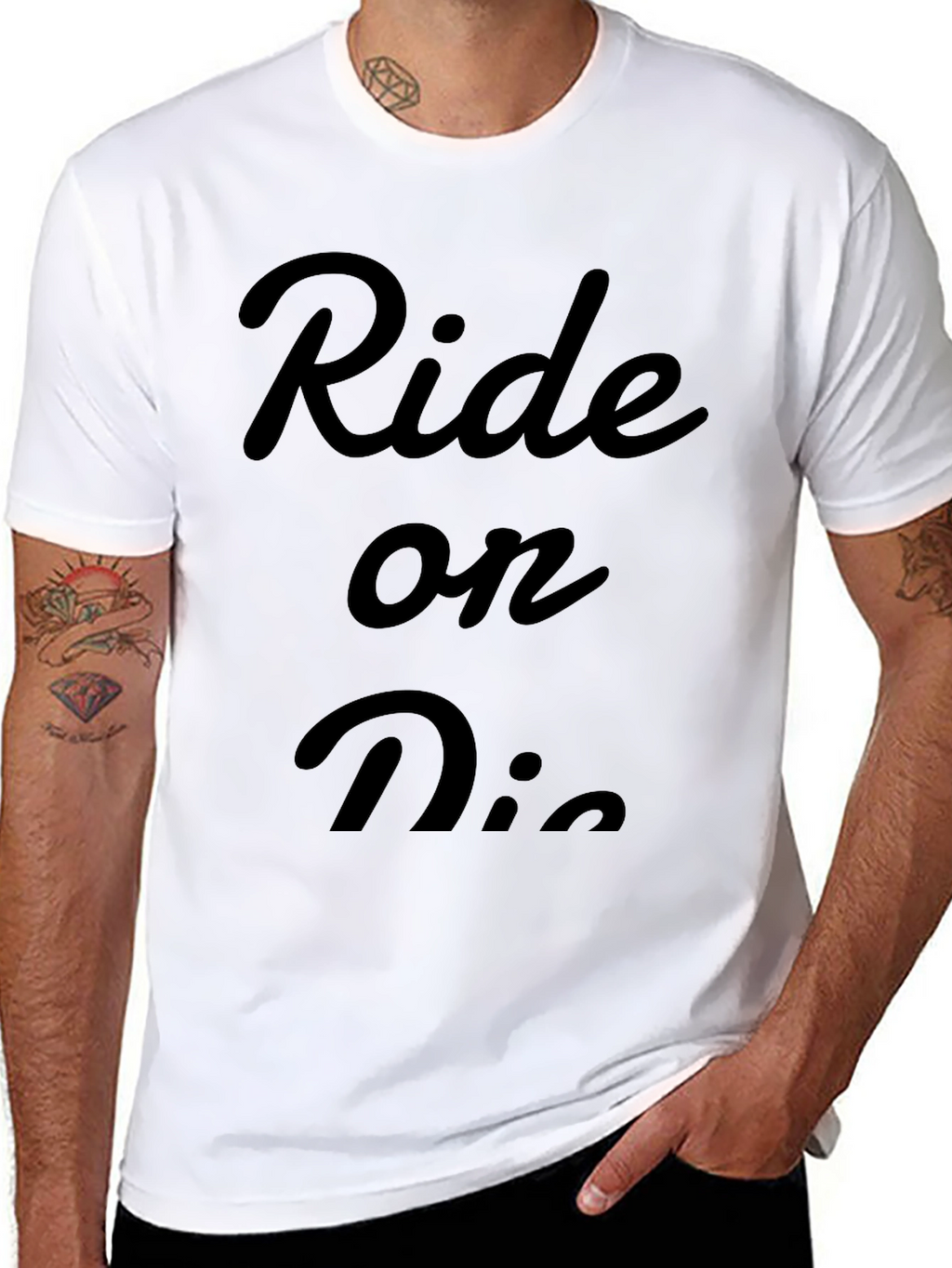 Ride or Die Graphic Tee - Black