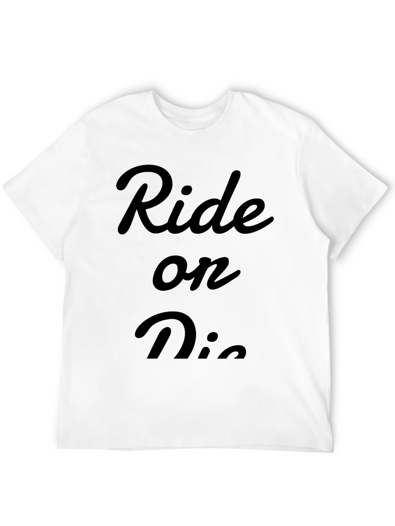 Ride or Die Graphic Tee - Black