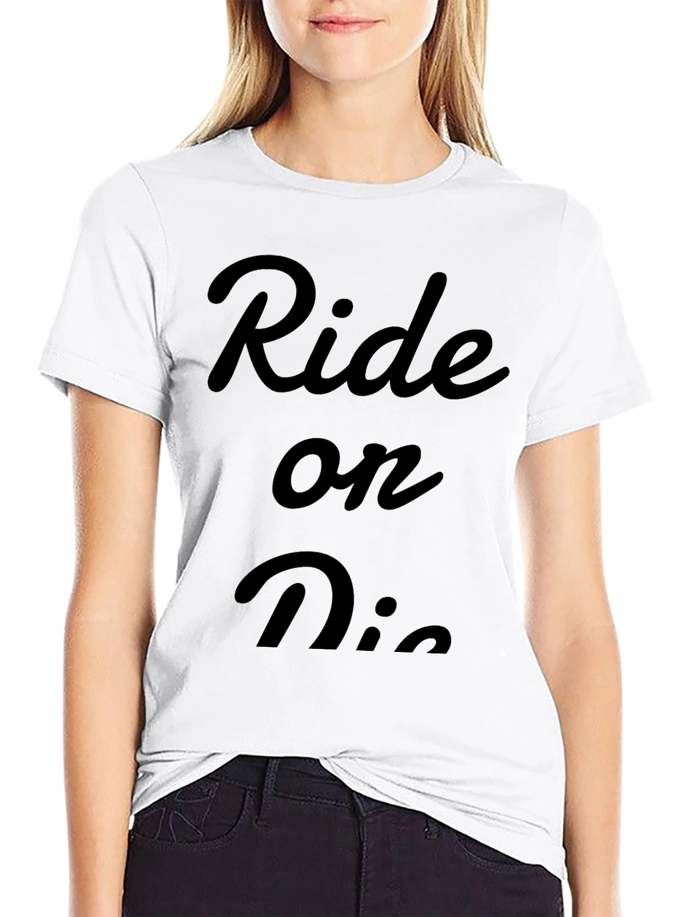 Ride or Die Graphic Tee - Black