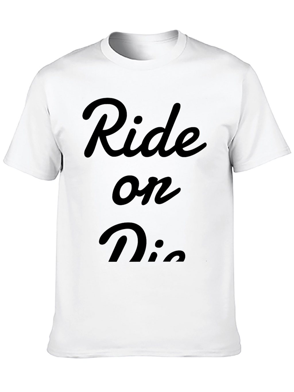 Ride or Die Graphic Tee - Black