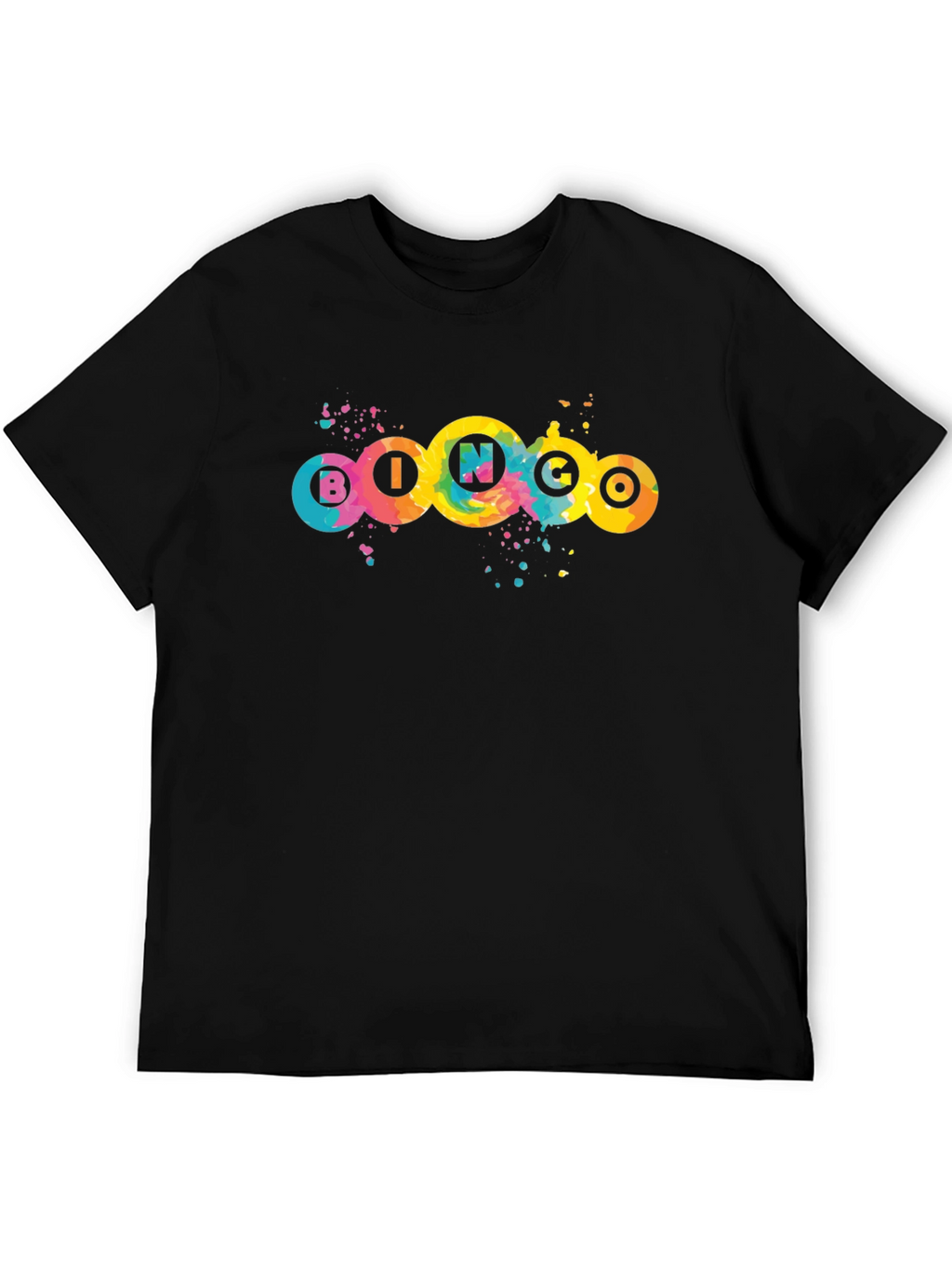 Colorful Bingo Graphic T-Shirt