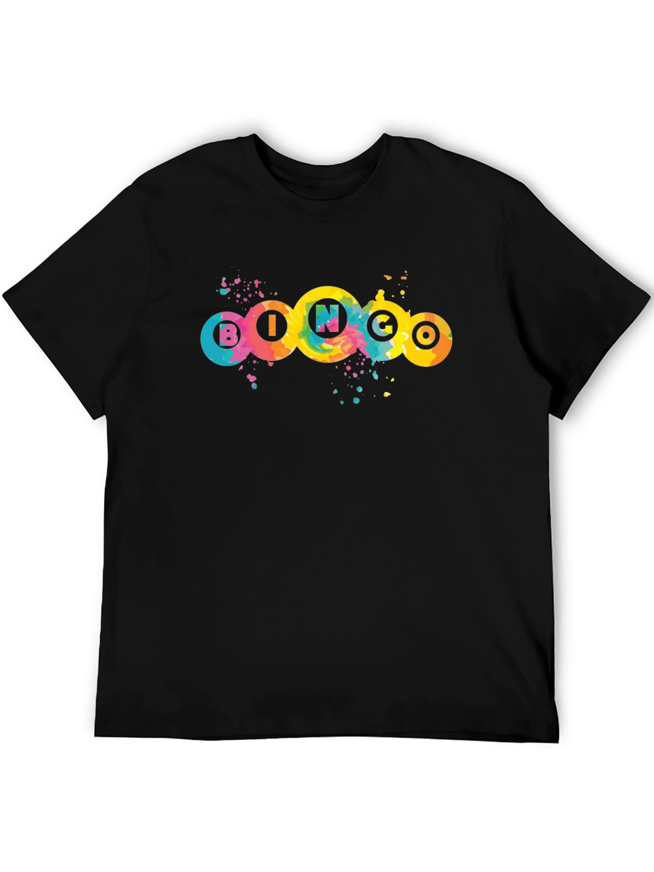 Colorful Bingo Graphic T-Shirt