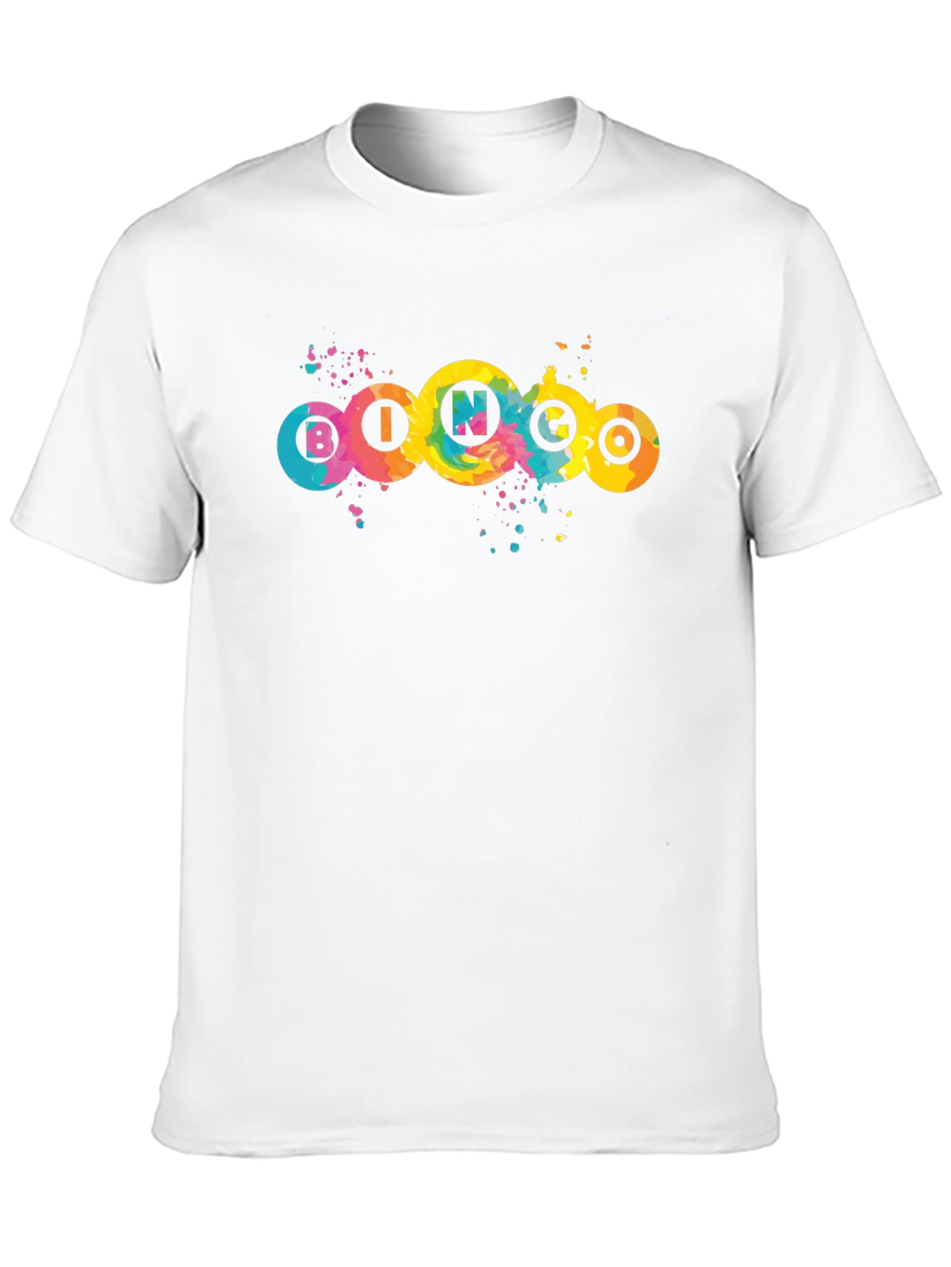 Colorful Bingo Graphic T-Shirt