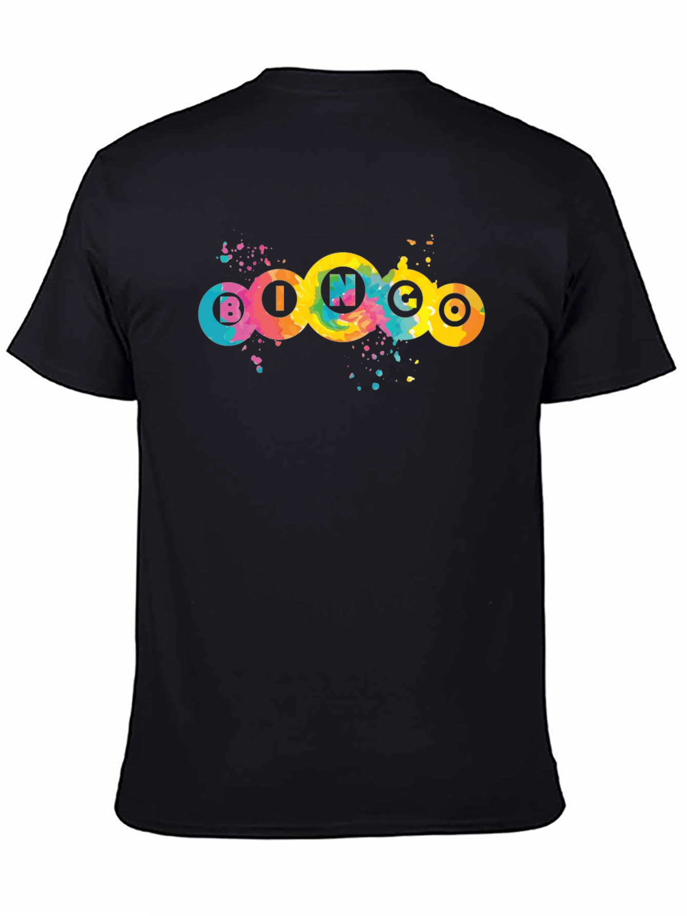 Colorful Bingo Graphic T-Shirt