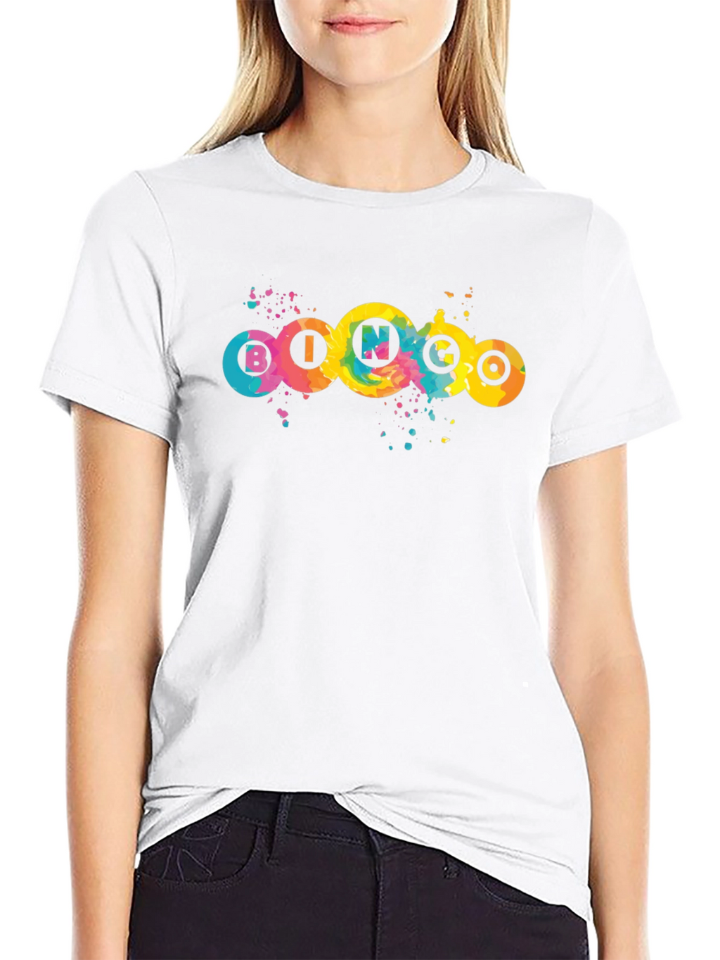 Colorful Bingo Graphic T-Shirt
