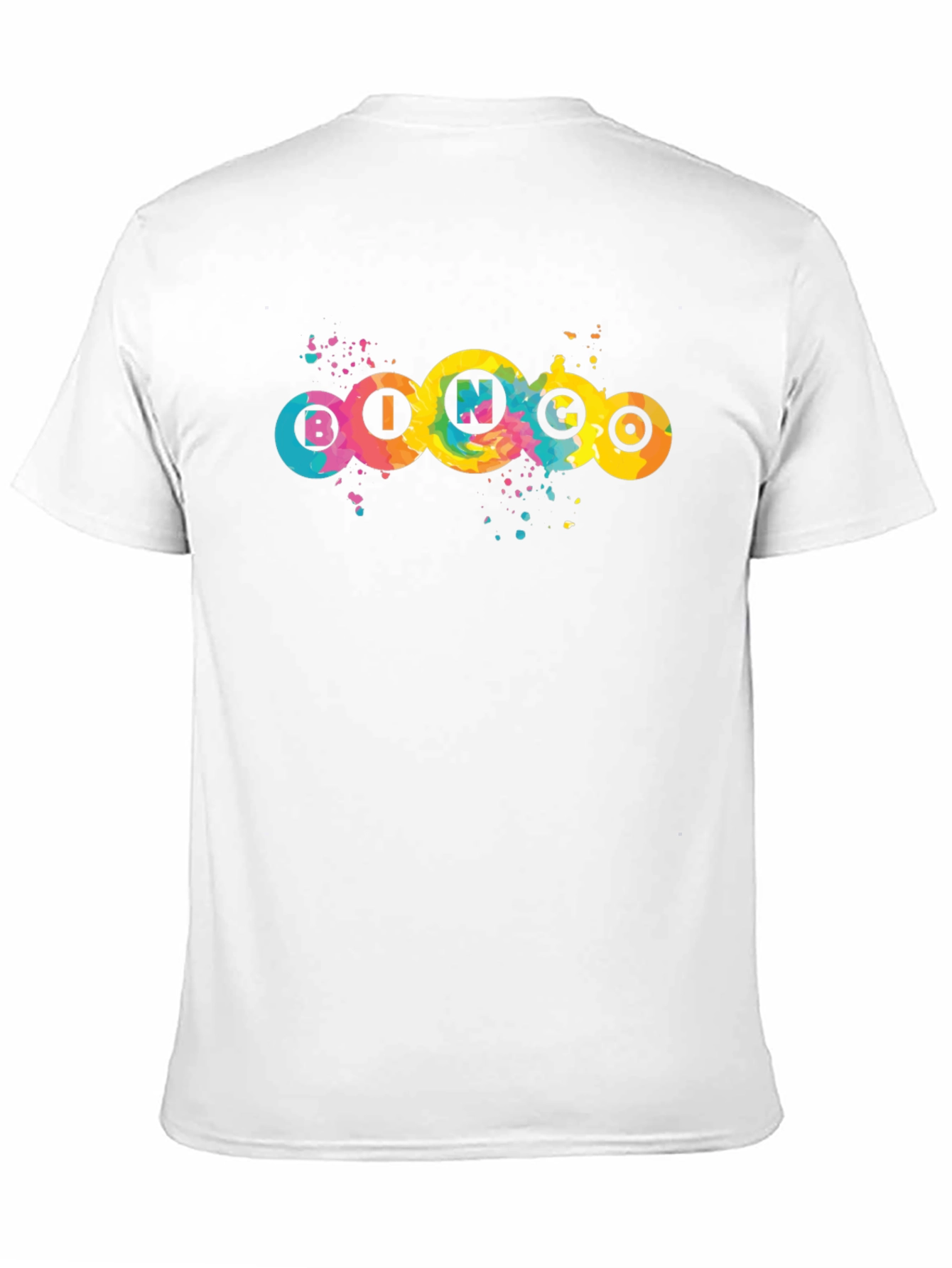 Colorful Bingo Graphic T-Shirt