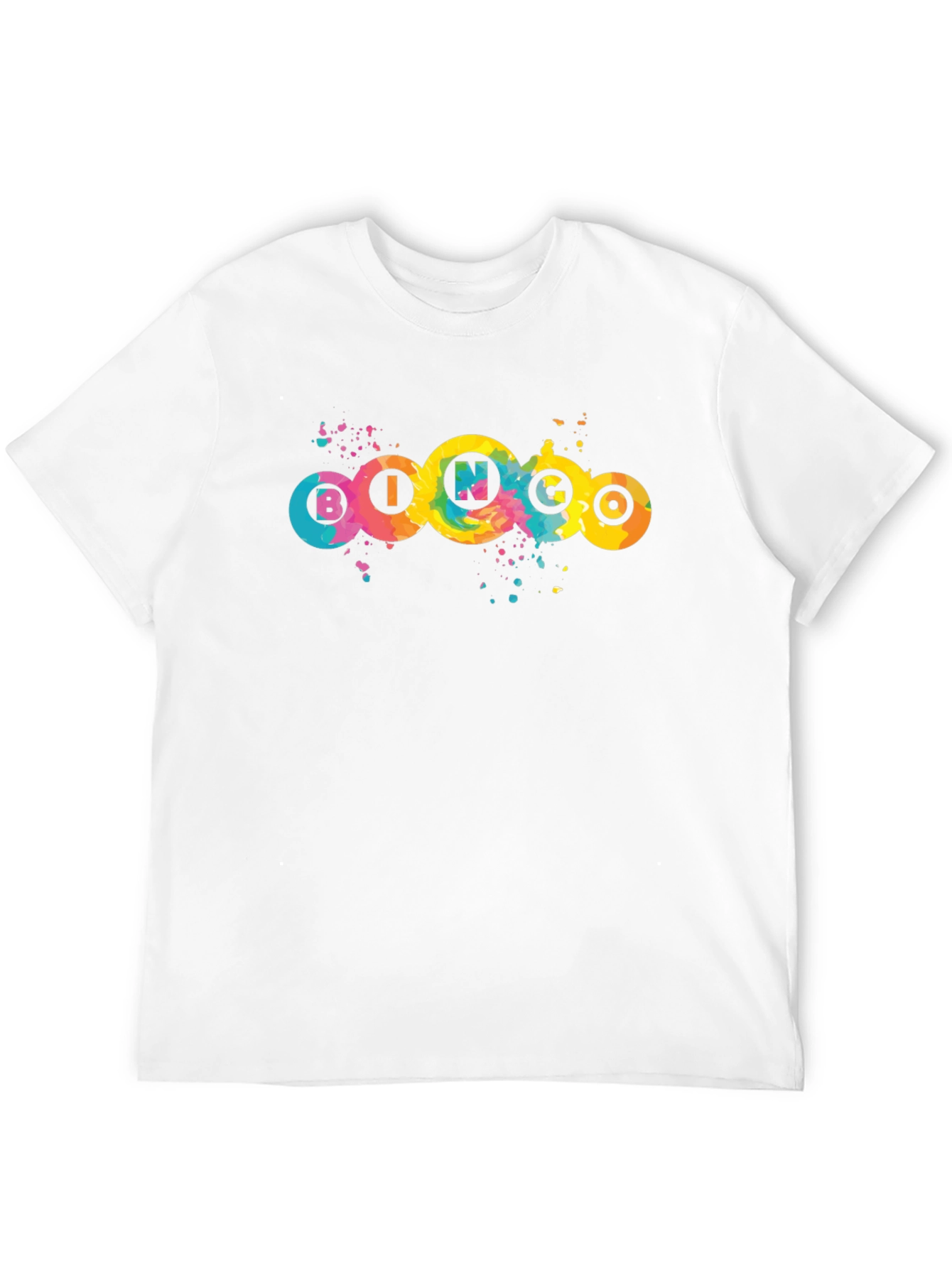 Colorful Bingo Graphic T-Shirt