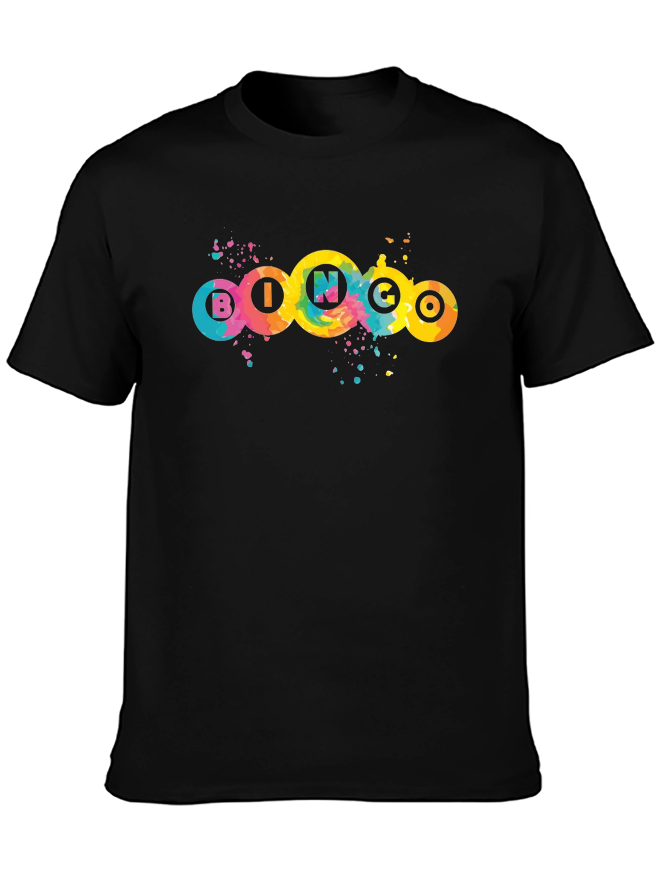 Colorful Bingo Graphic T-Shirt