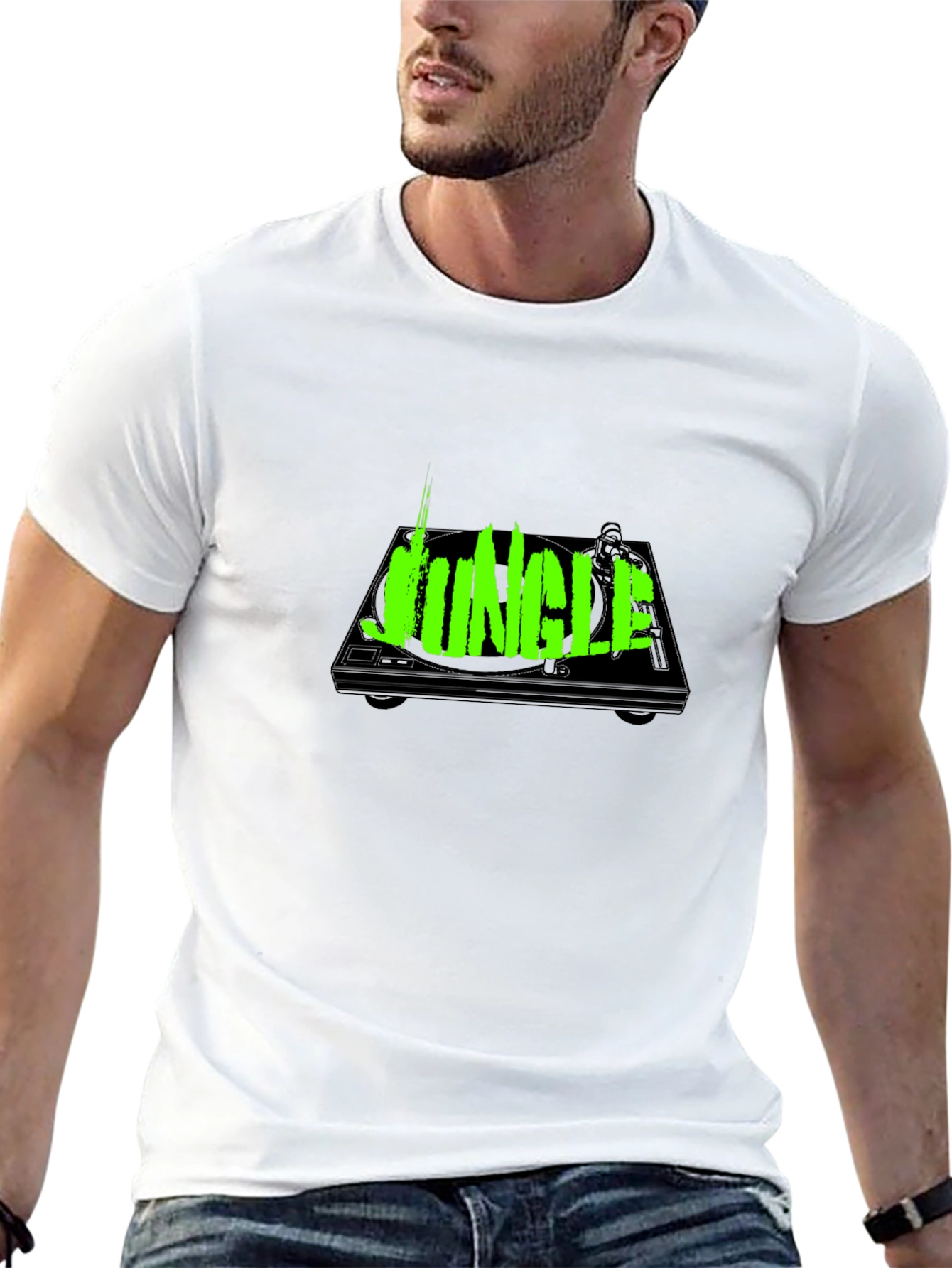 Jungle Music Black T-Shirt