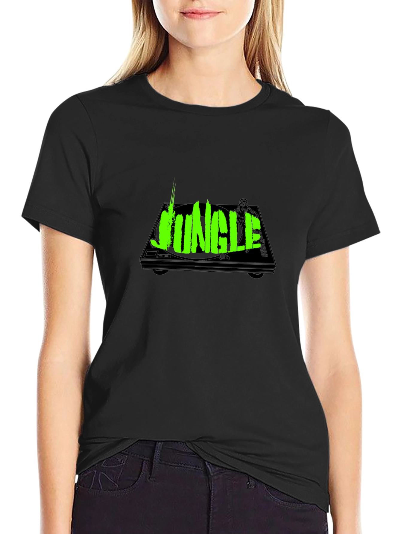 Jungle Music Black T-Shirt