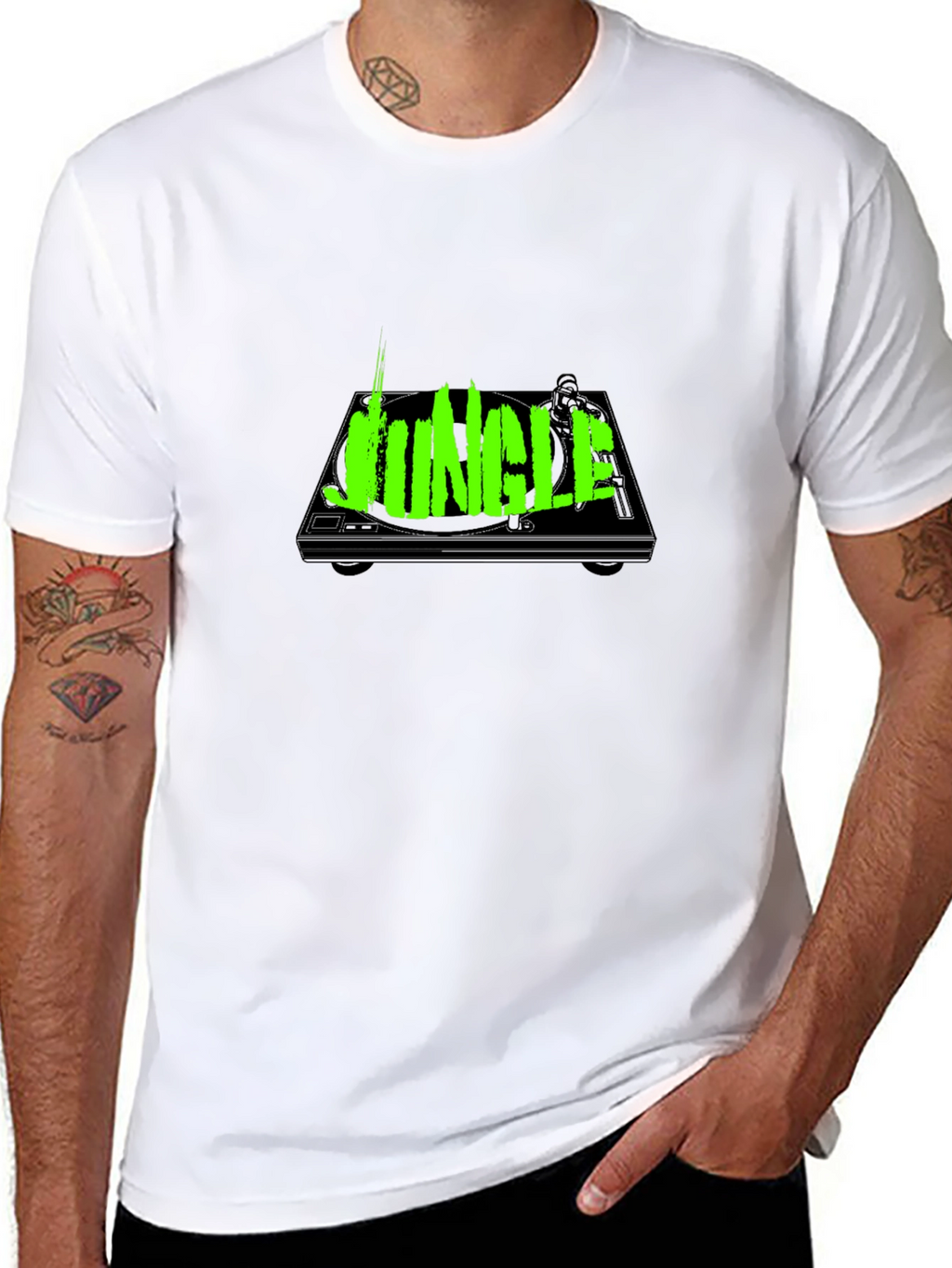 Jungle Music Black T-Shirt
