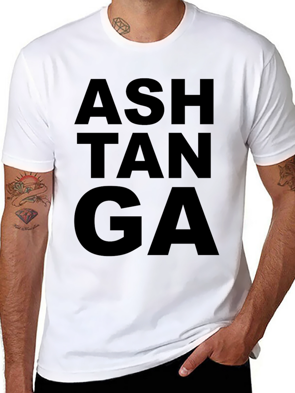 Ashtanga Yoga Black T-Shirt - Unisex