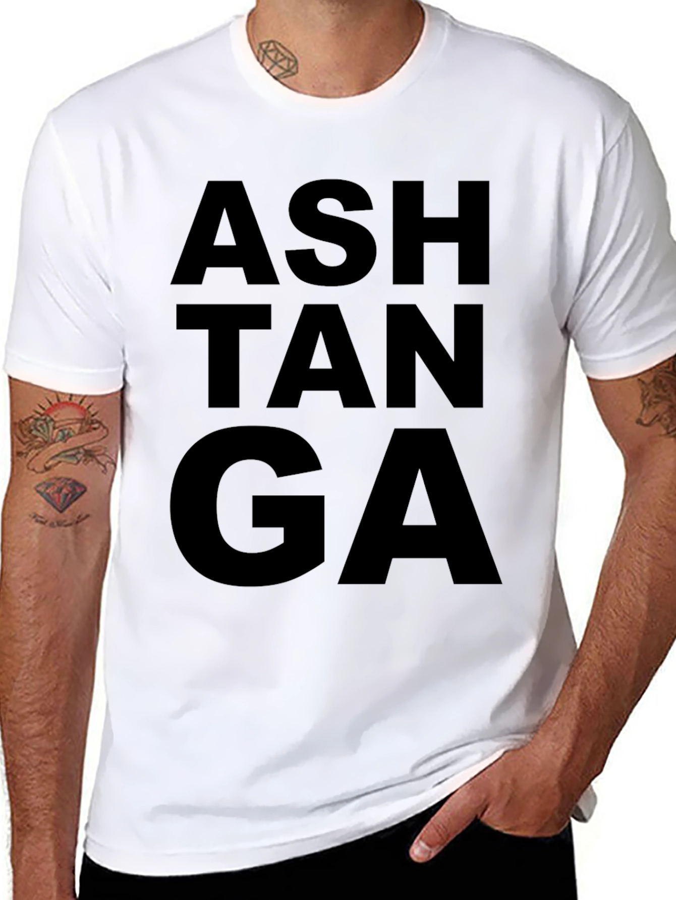 Ashtanga Yoga Black T-Shirt - Unisex