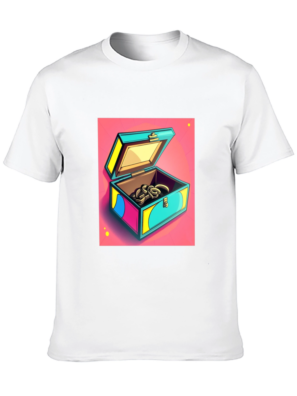 Pop Art Treasure Chest Graphic Tee