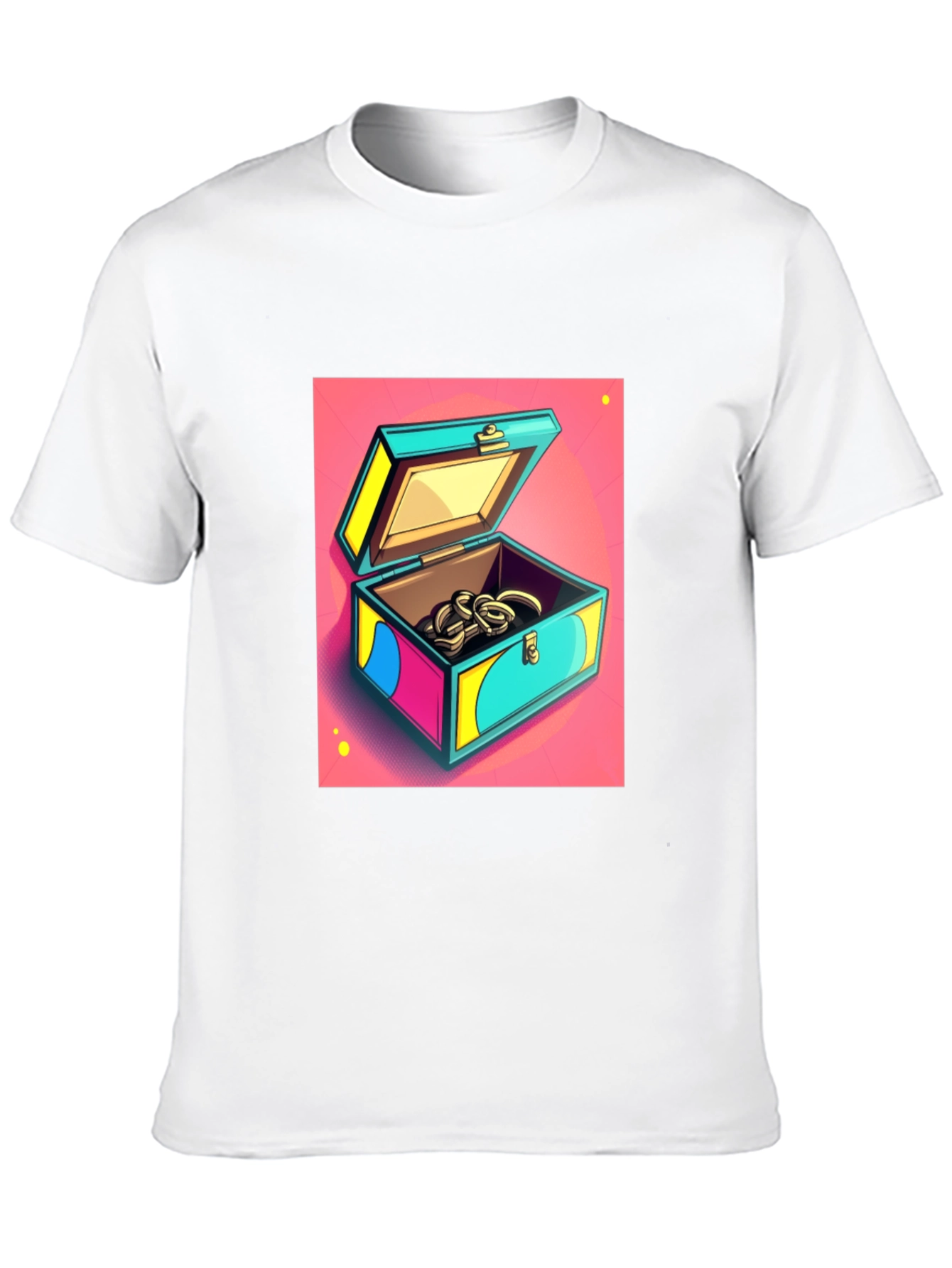 Pop Art Treasure Chest Graphic Tee