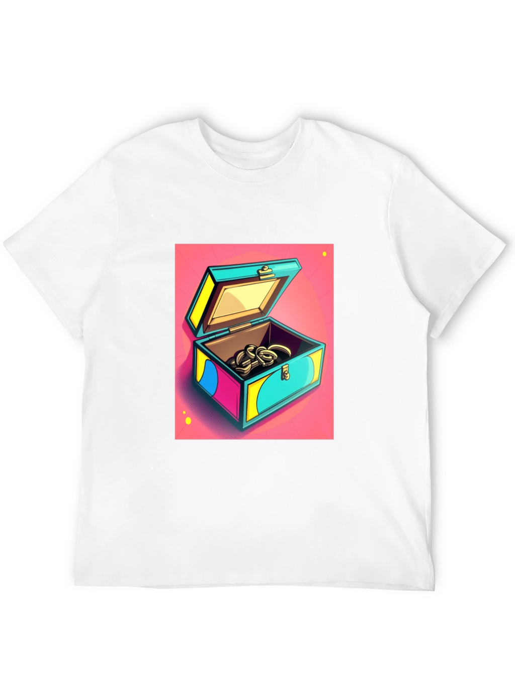 Pop Art Treasure Chest Graphic Tee
