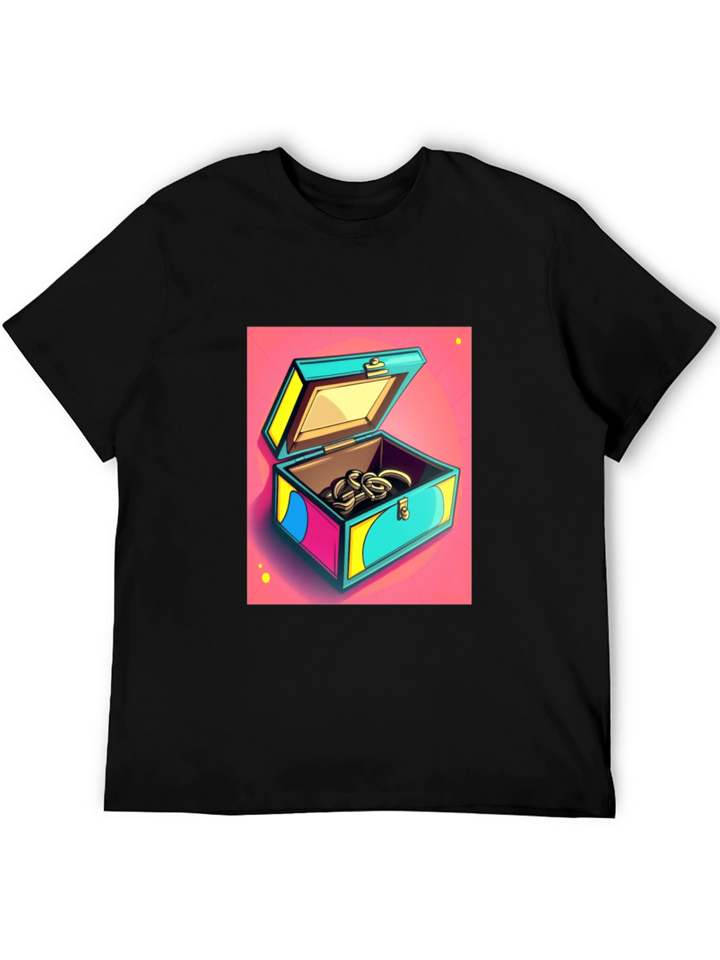 Pop Art Treasure Chest Graphic Tee