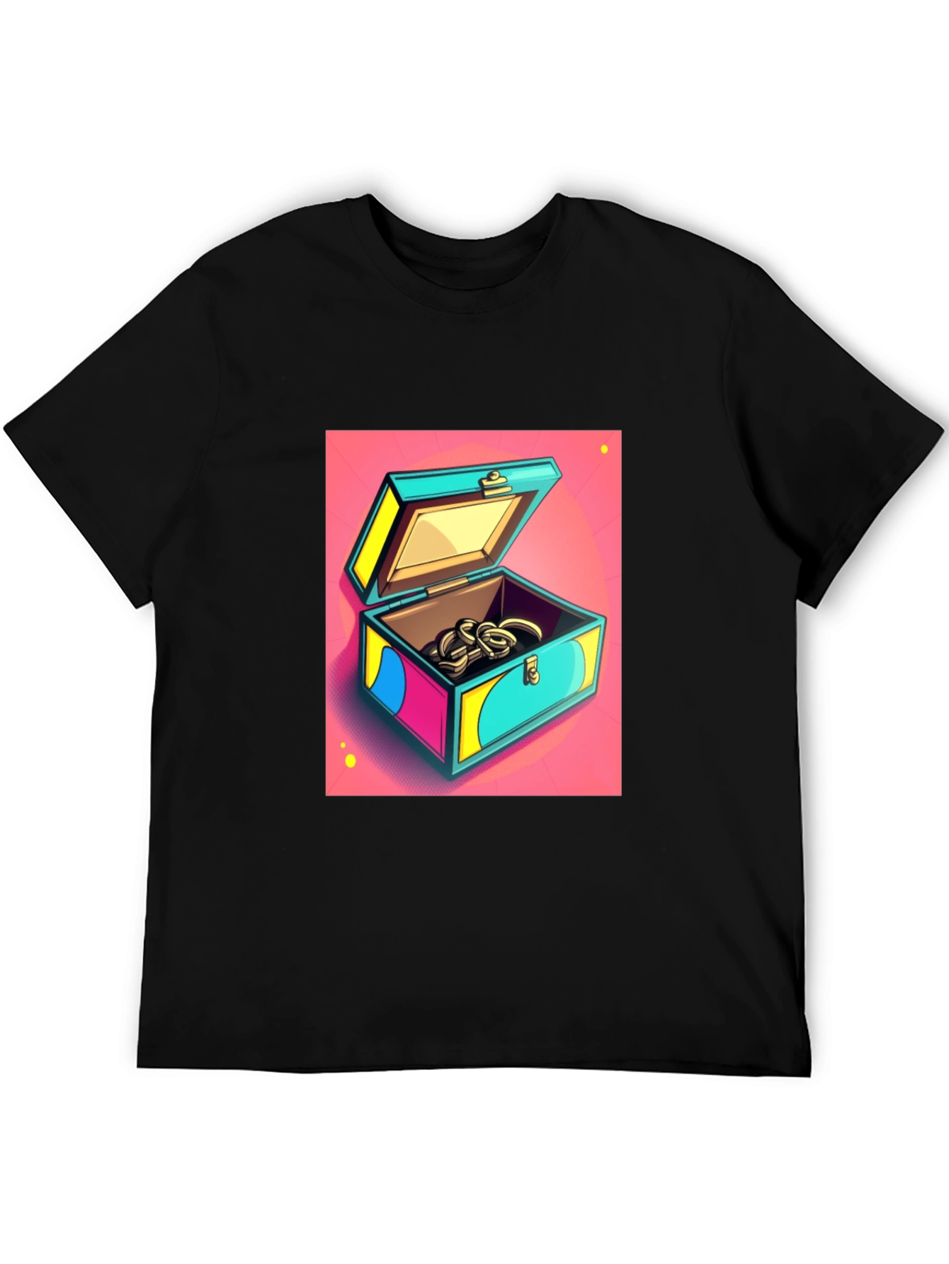 Pop Art Treasure Chest Graphic Tee