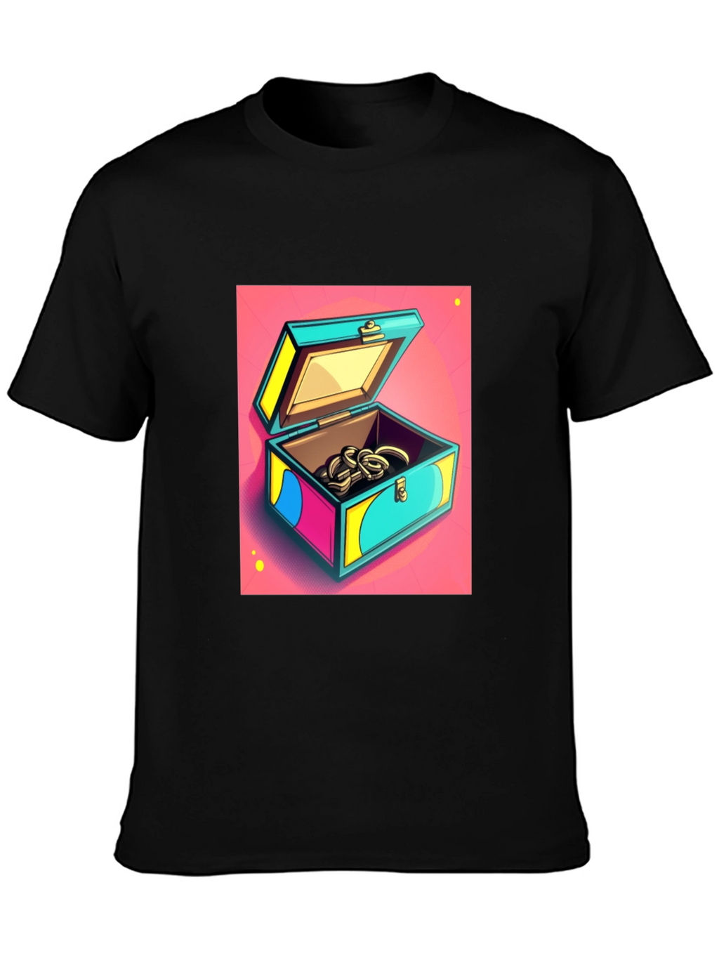 Pop Art Treasure Chest Graphic Tee