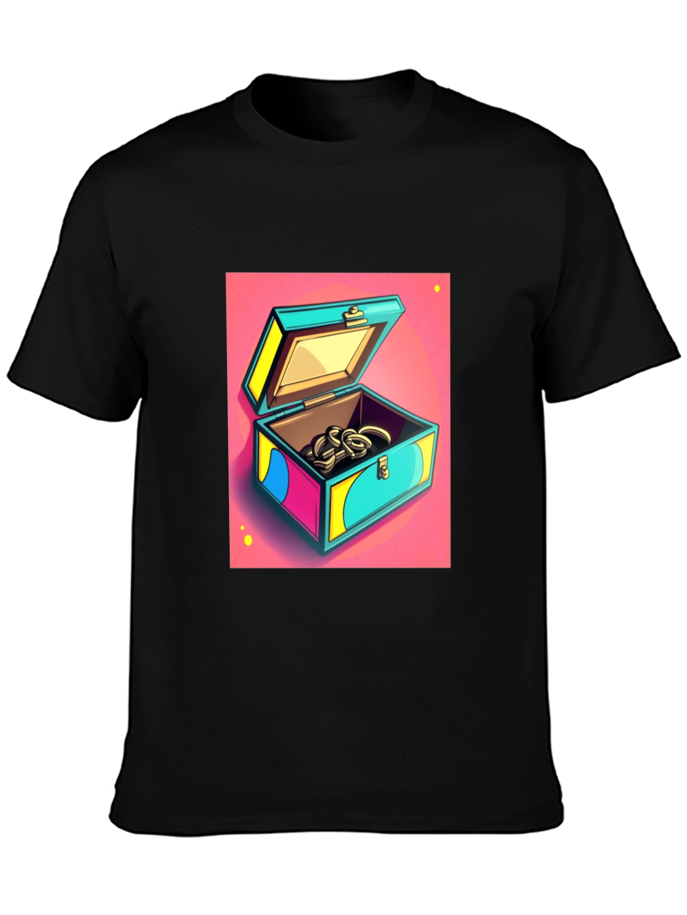 Pop Art Treasure Chest Graphic Tee