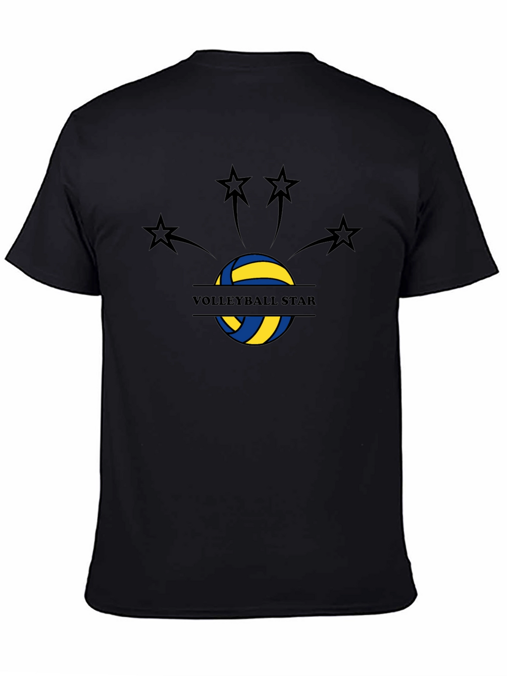 Volleyball Star Graphic T-Shirt