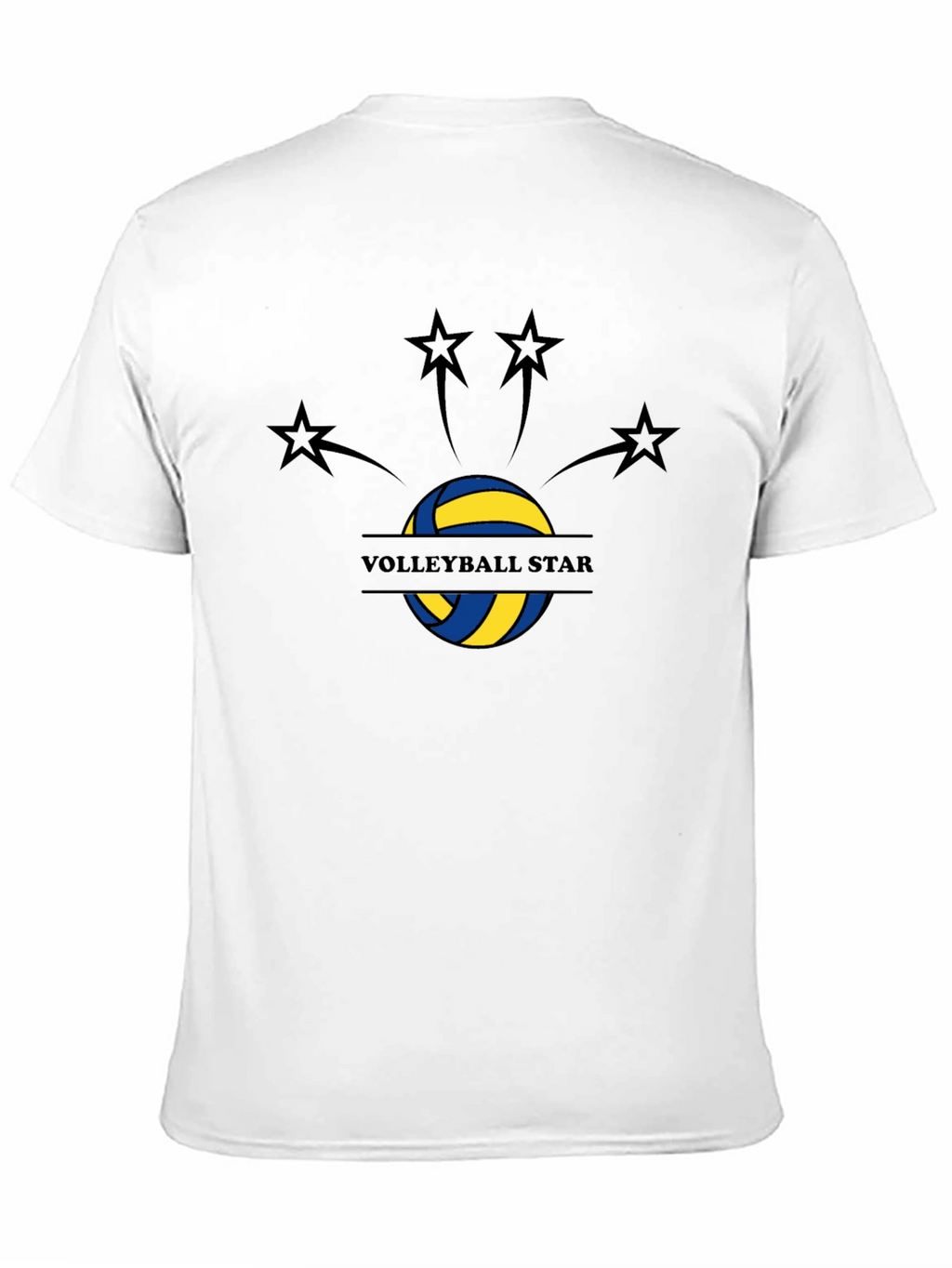 Volleyball Star Graphic T-Shirt