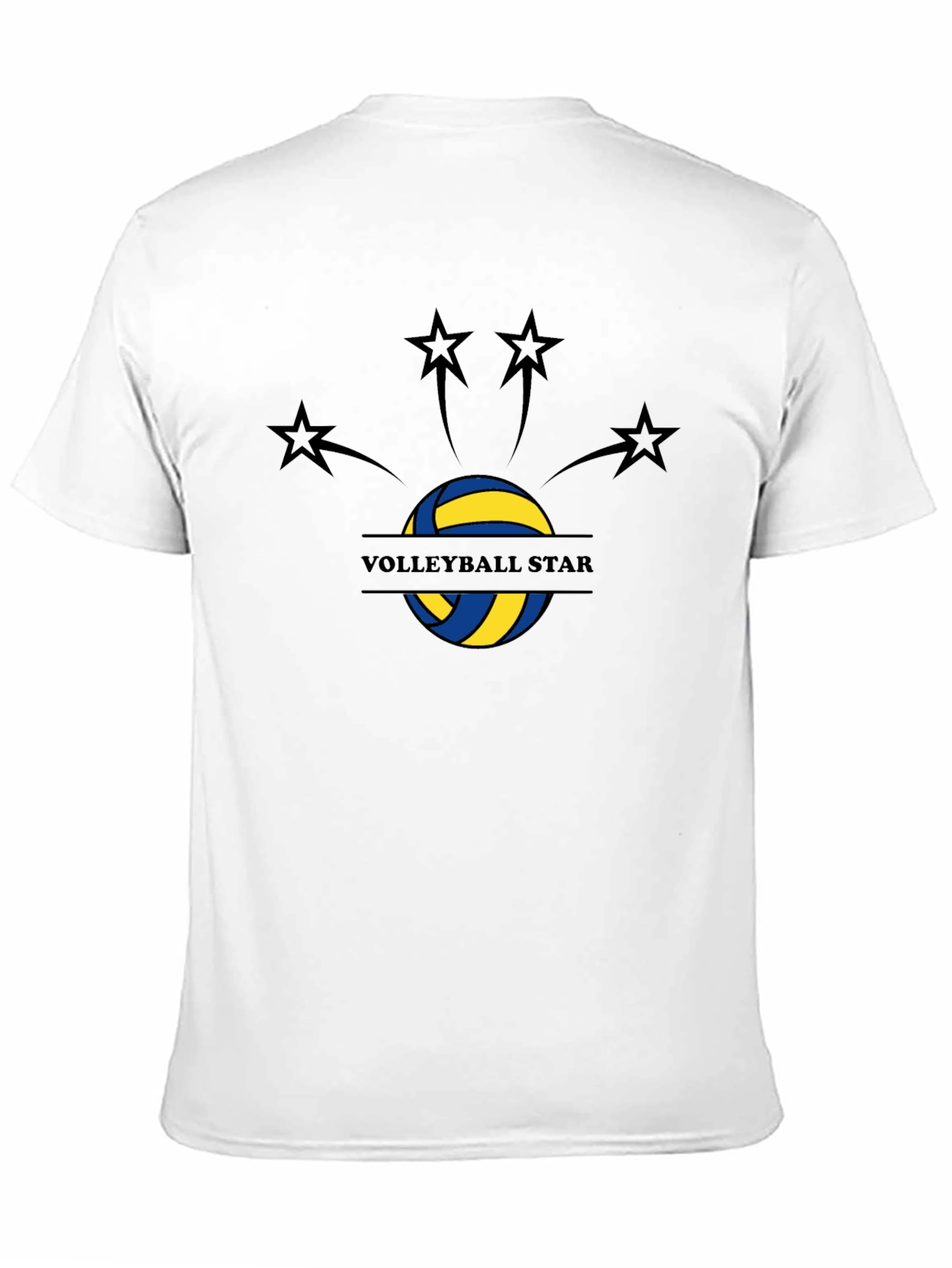 Volleyball Star Graphic T-Shirt
