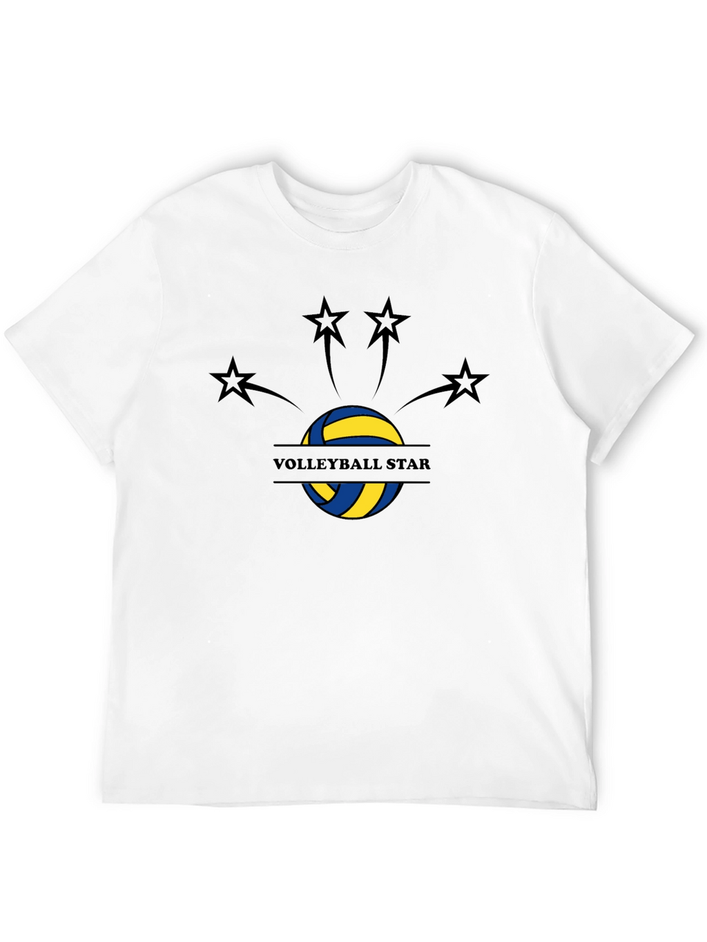 Volleyball Star Graphic T-Shirt