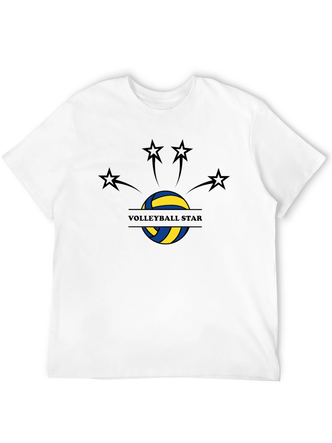 Volleyball Star Graphic T-Shirt