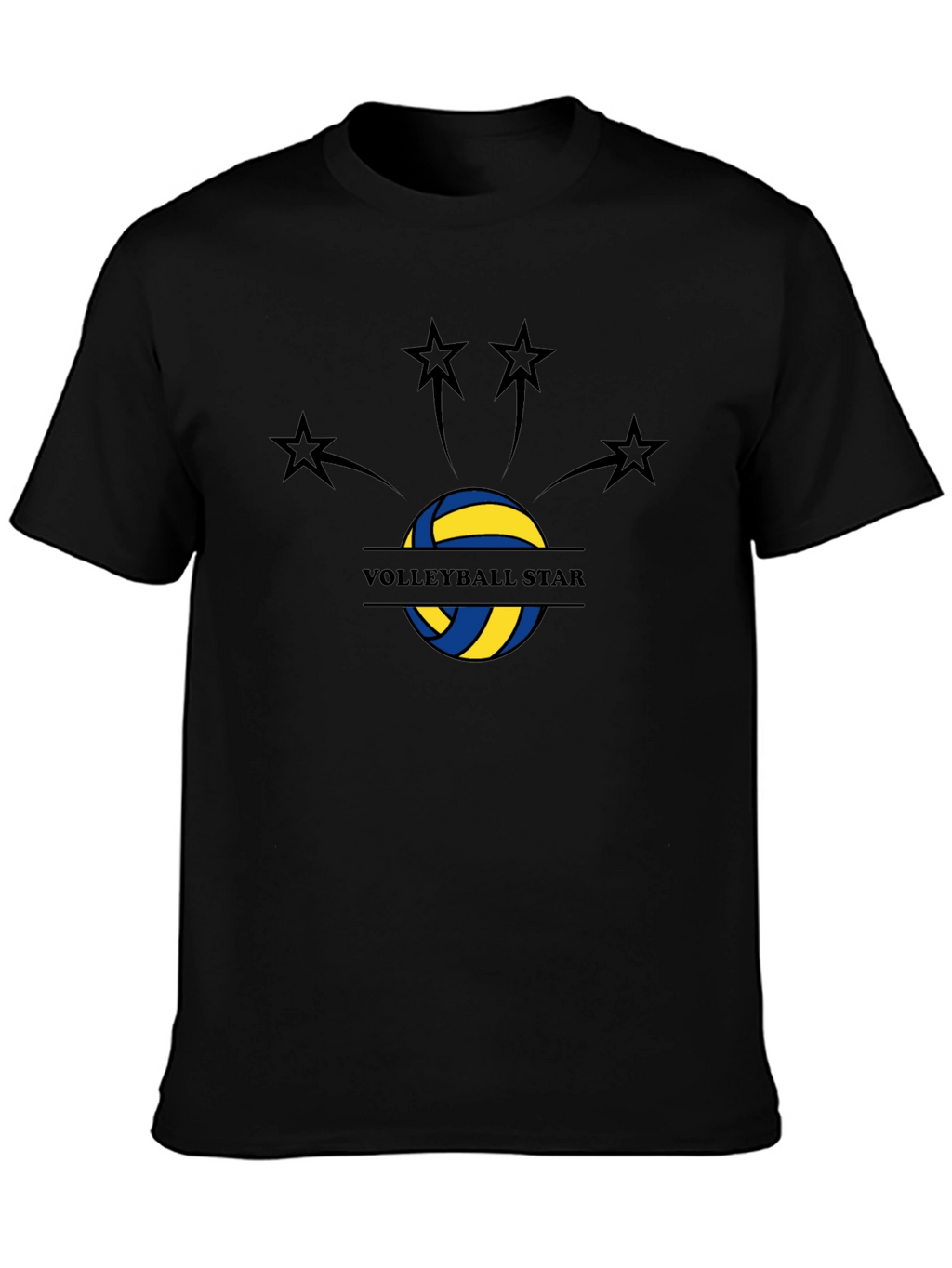 Volleyball Star Graphic T-Shirt