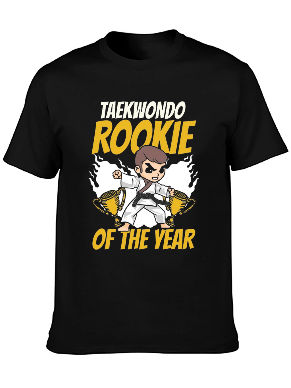 Taekwondo Rookie of the Year Black T-Shirt