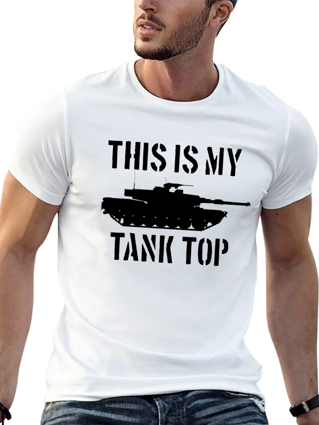 This Is My Tank Top Novelty Graphic T-Shirt