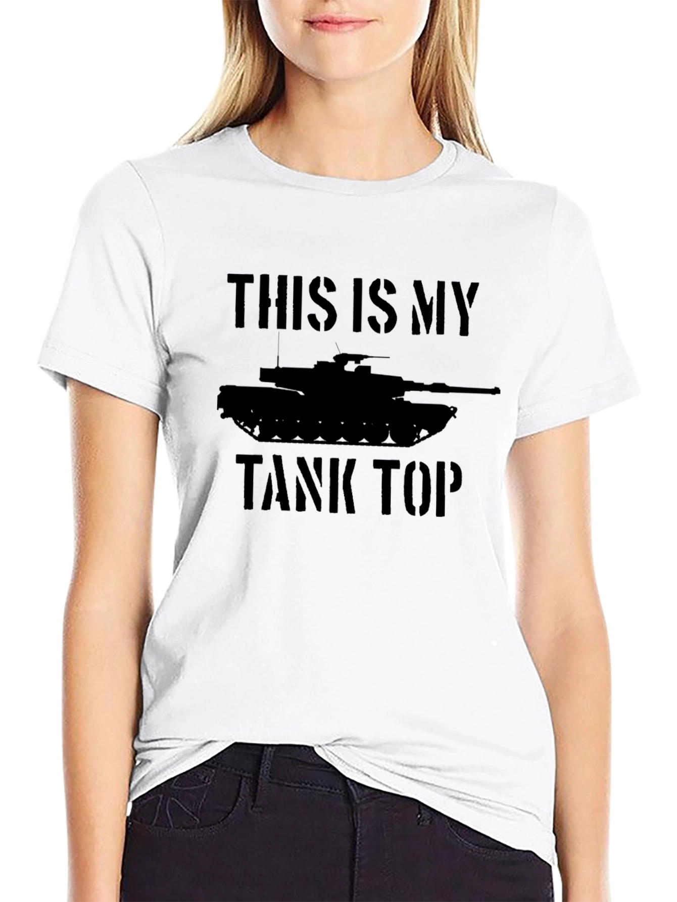 This Is My Tank Top Novelty Graphic T-Shirt