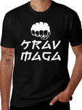 Krav Maga Fist Graphic Black T-Shirt