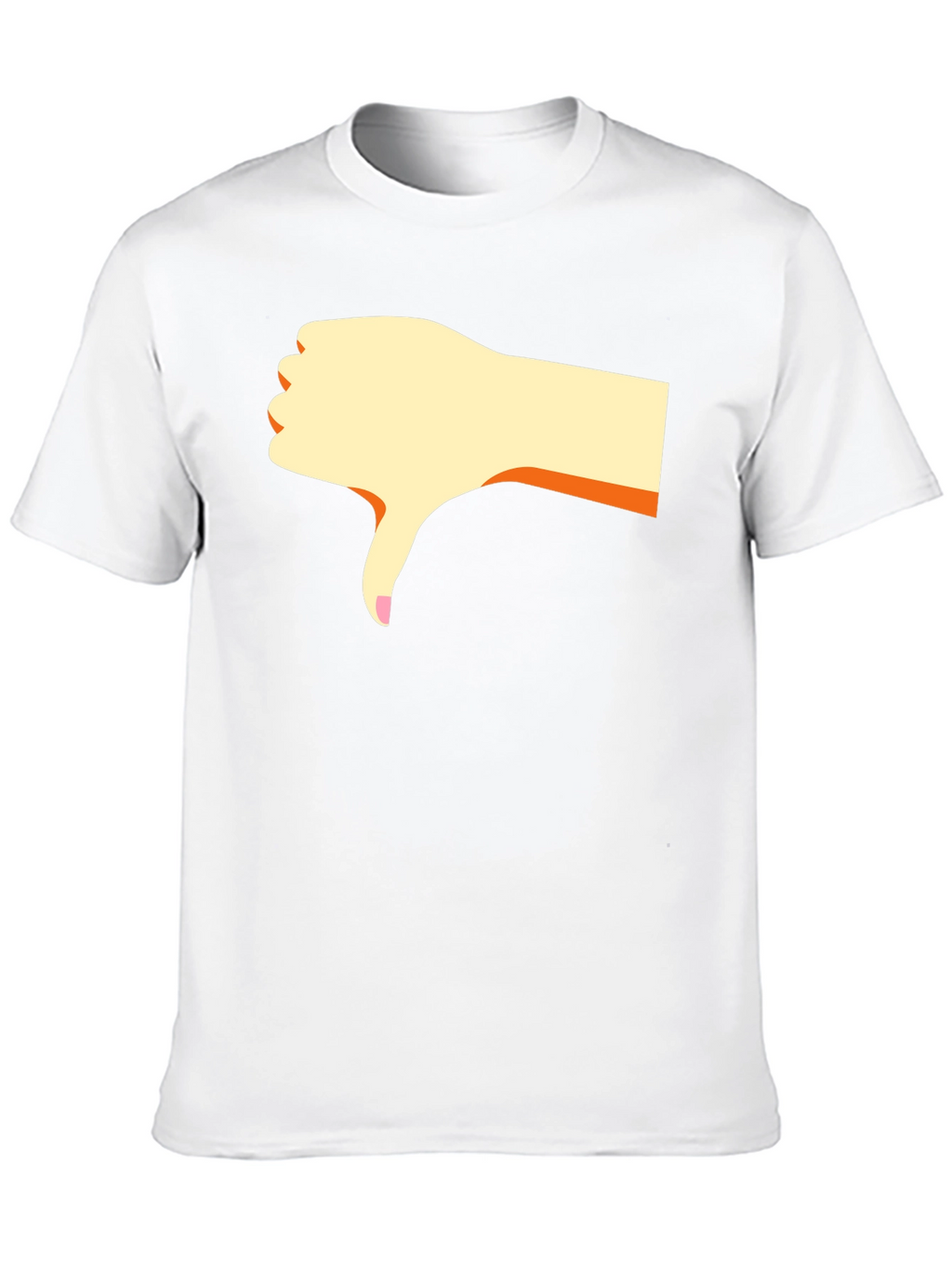 Dislike Hand Graphic Black T-Shirt