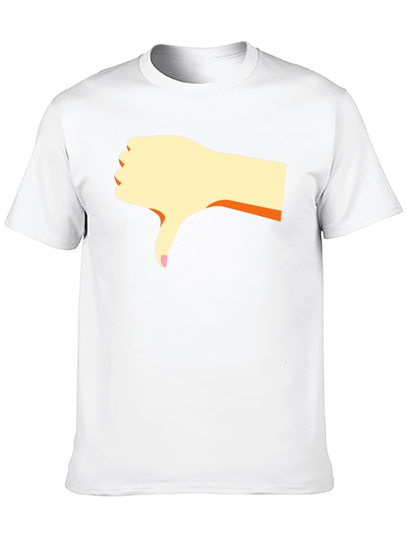Dislike Hand Graphic Black T-Shirt