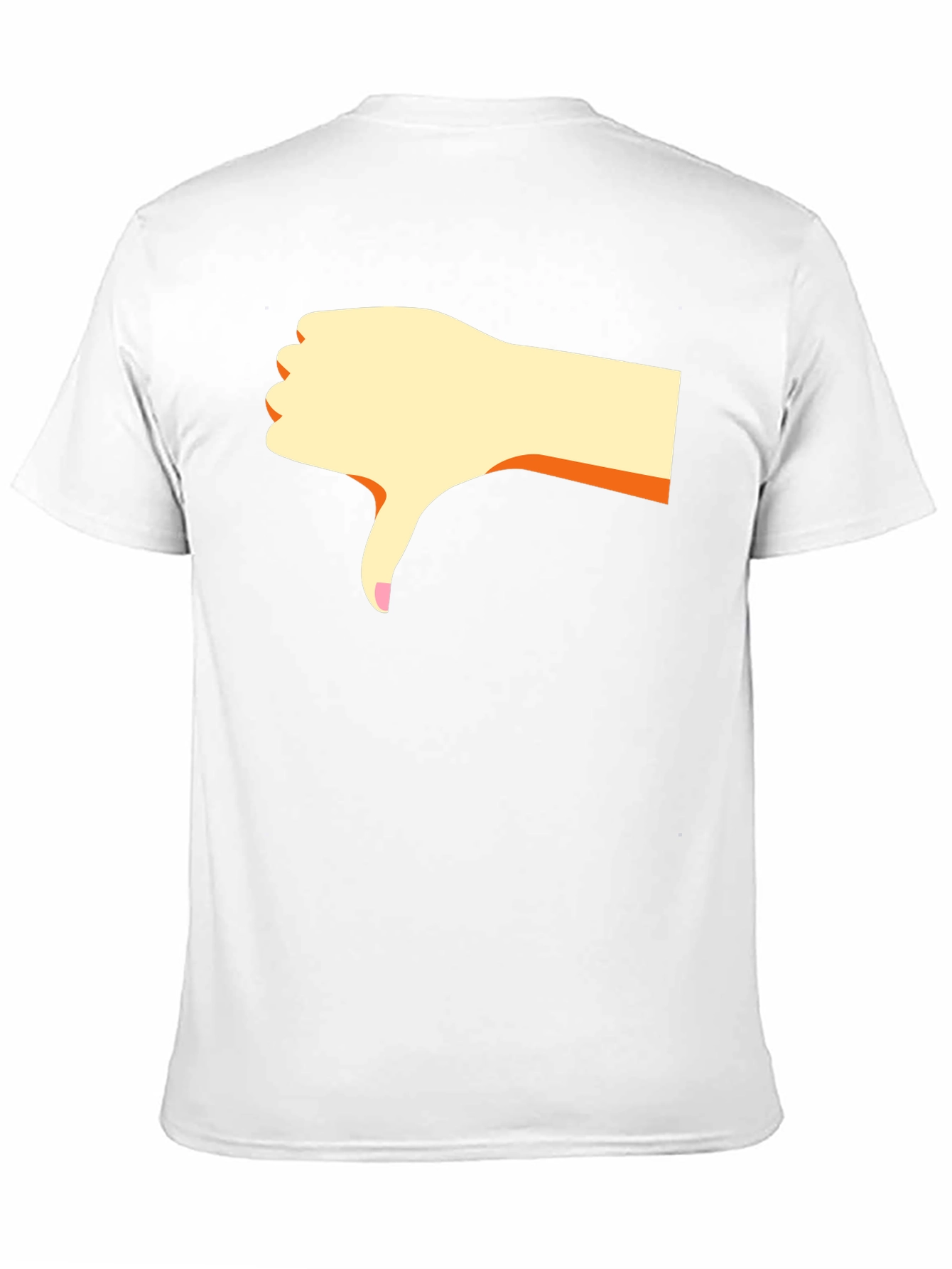Dislike Hand Graphic Black T-Shirt