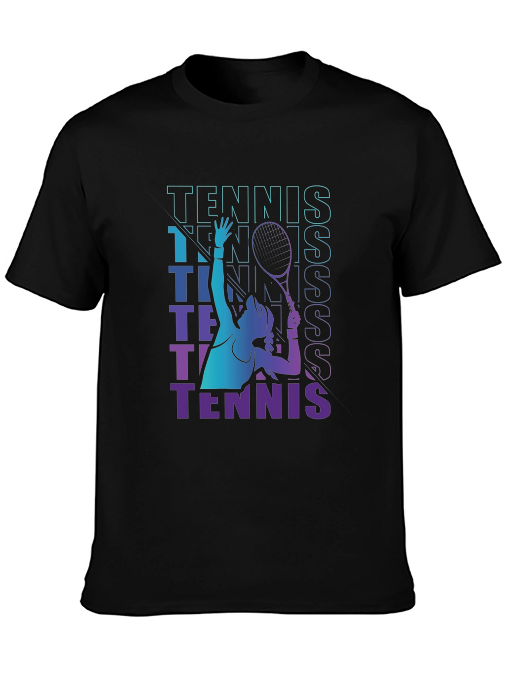 Tennis Player Graphic Tee - Serve Style