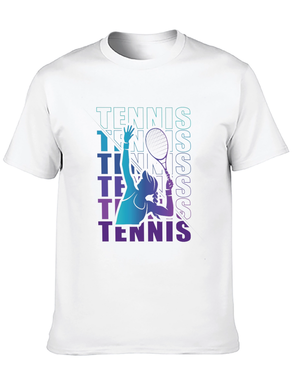 Tennis Player Graphic Tee - Serve Style