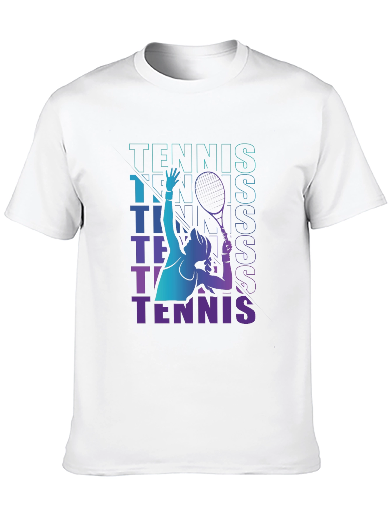 Tennis Player Graphic Tee - Serve Style