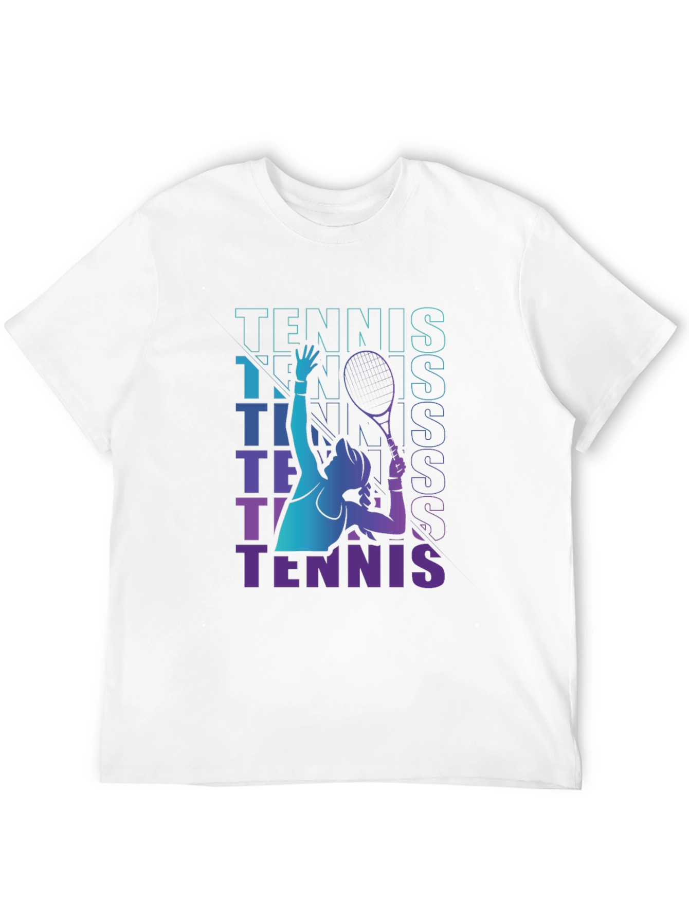 Tennis Player Graphic Tee - Serve Style