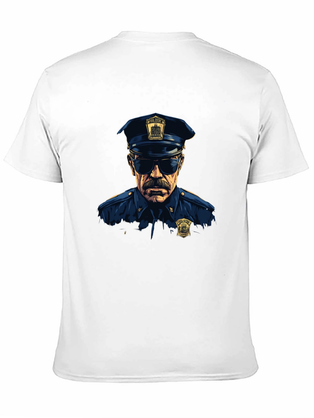 Cop Graphic T-Shirt - Cool Officer Design