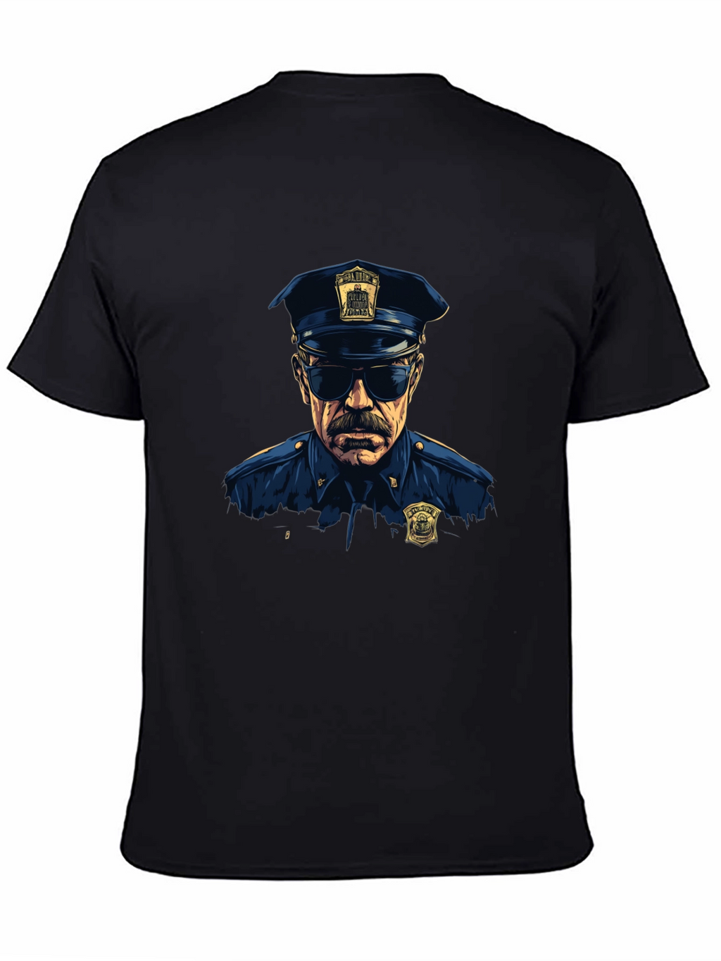 Cop Graphic T-Shirt - Cool Officer Design