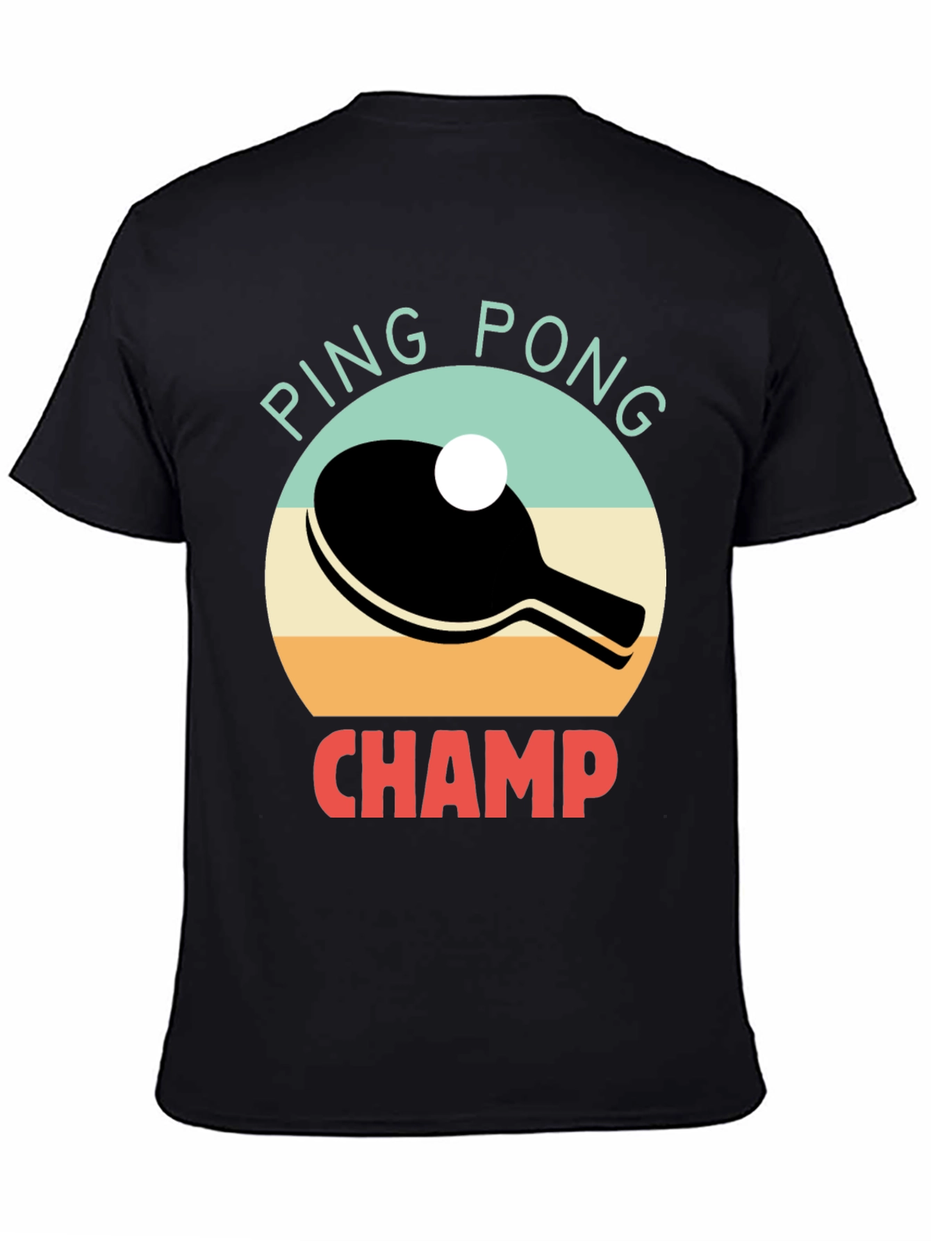 Ping Pong Champ Graphic Tee - Table Tennis T-Shirt