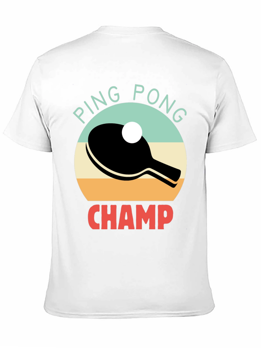 Ping Pong Champ Graphic Tee - Table Tennis T-Shirt