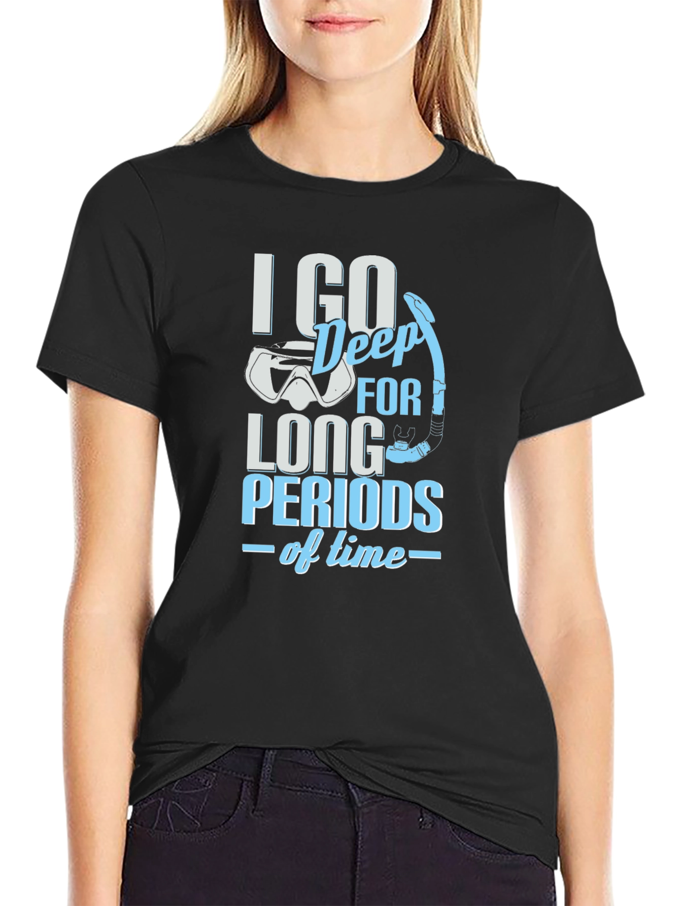 Diving T-Shirt - I Go Deep For Long Periods Of Time