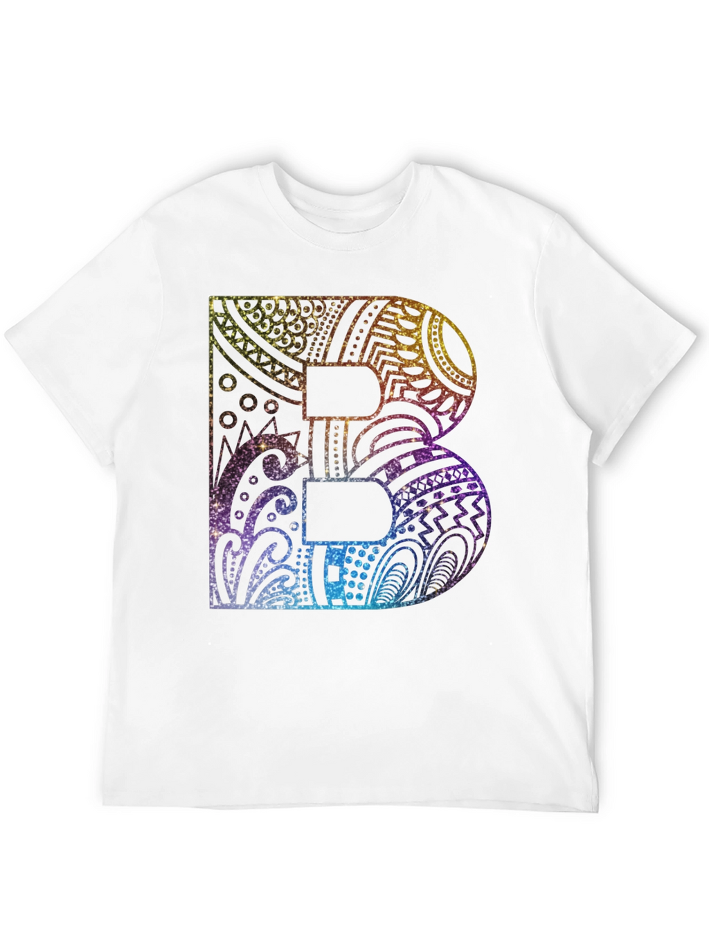 B Letter Graphic Print Tee